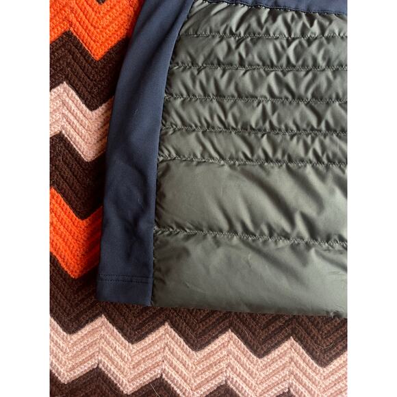 Backcountry Green and Black Puffer Mini Skirt sz M - Picture 8 of 9